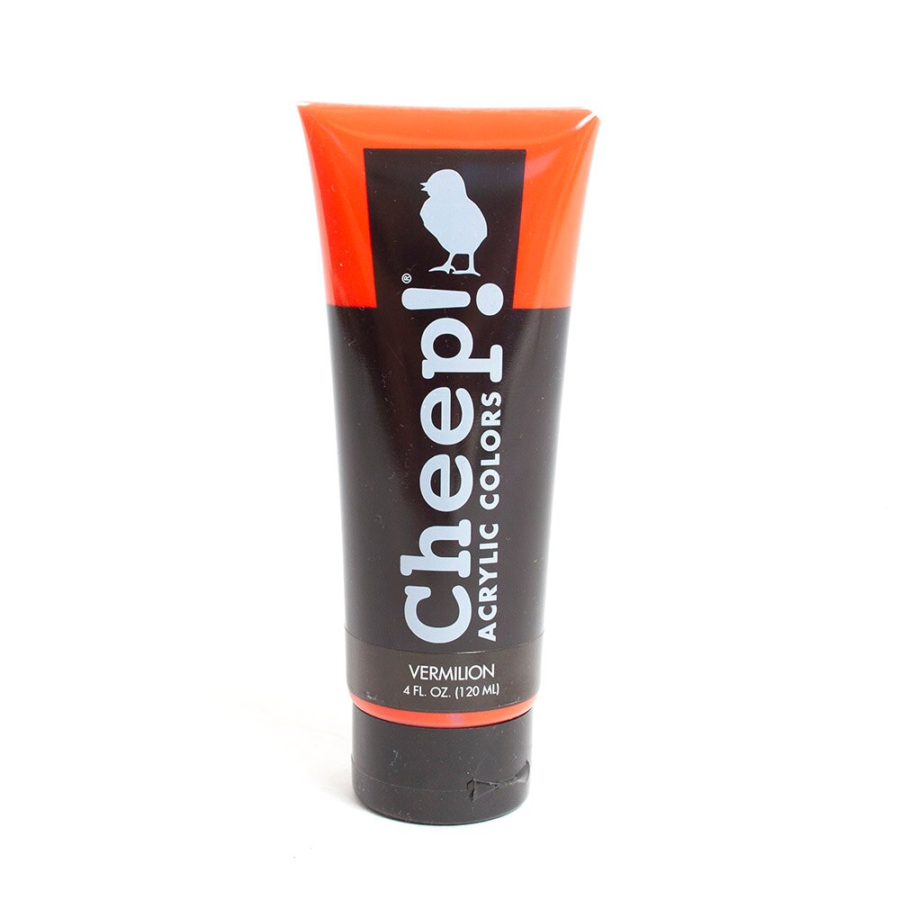 Cheep!, Acrylic Paint, 4oz, Tube, Vermilion